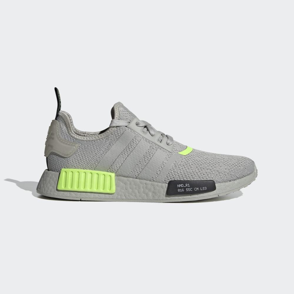 Originals Adidas NMD_R1 Barbati Romania - Gri/Negrii/Verzi EH0044